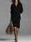 Helene | Damen Midikleid mit Knopfleiste und Rippstruktur 3