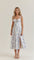 Isabella | Women's Floral Corset Midi Summer Dress Jumpsuit Slit Skirt 0