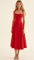 Isabella | Women's Floral Corset Midi Summer Dress Jumpsuit Slit Skirt 10