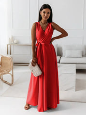 Jessica | Damen Wickel Maxi Kleid für Hochzeitsgäste 3