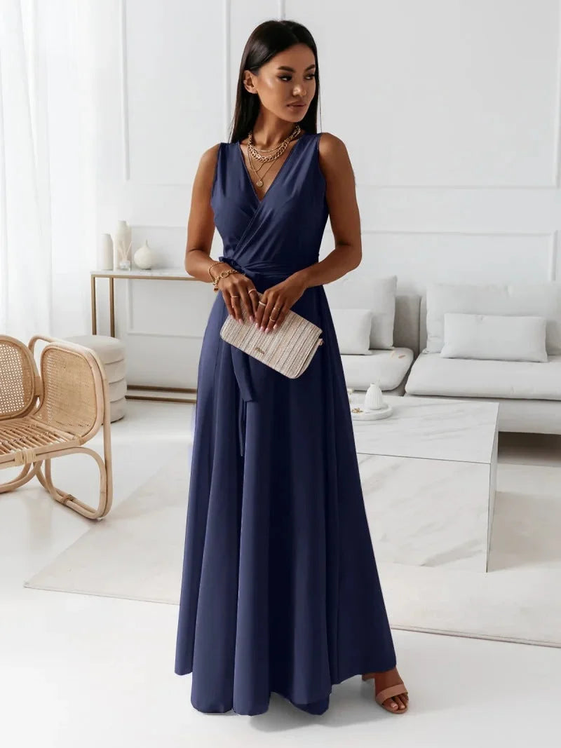Jessica | Damen Wickel Maxi Kleid für Hochzeitsgäste 5