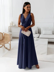 Jessica | Damen Wickel Maxi Kleid für Hochzeitsgäste 5