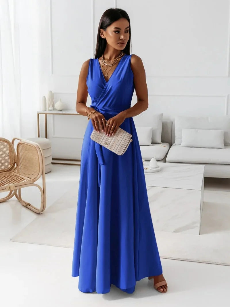 Jessica | Damen Wickel Maxi Kleid für Hochzeitsgäste 6