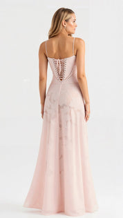 Luna | Women's Floral Lace Bustier Wedding Guest Dress Maxi Gown 2