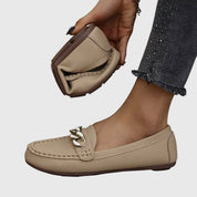 Luna | Women's Orthopedic Chain-Detail Slip-On Loafers 4