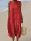 Maria | Damen Ärmelloses Midi Kleid Mit Struktur Und Taschen 4