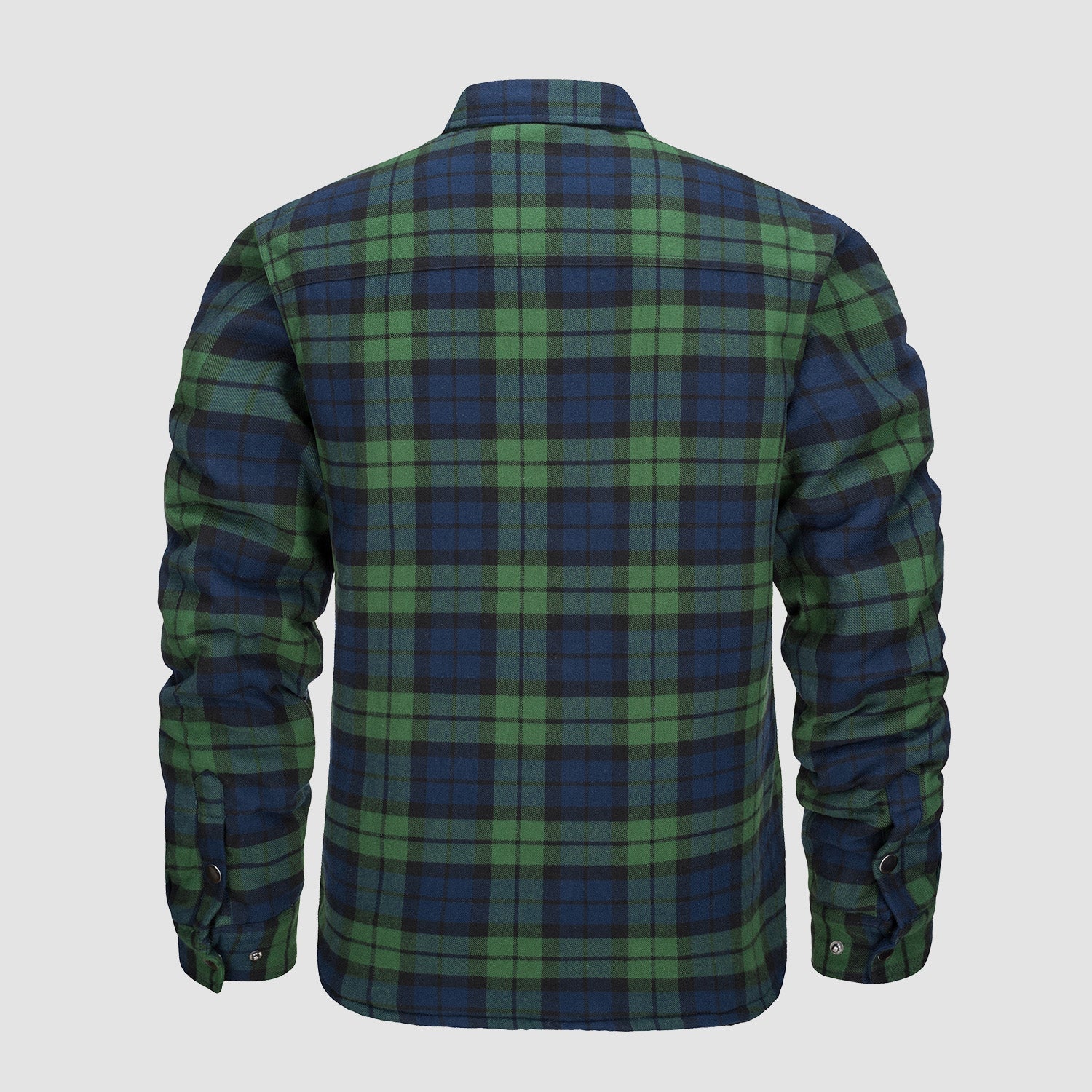 IAN | Thick Checkered Flannel Polo Shirt