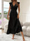 Mia | Women's Ruffle V Neck Dress Smocked Waist Maxi A-Line 3