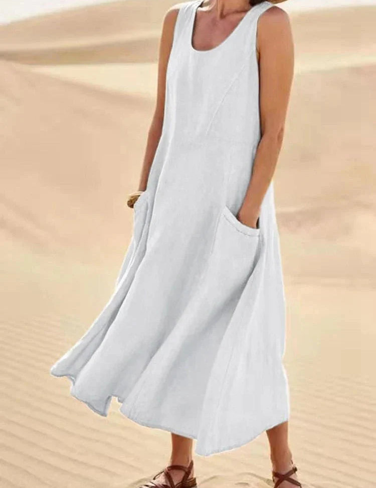 LUCY | Casual Maxi Dress with Pockets