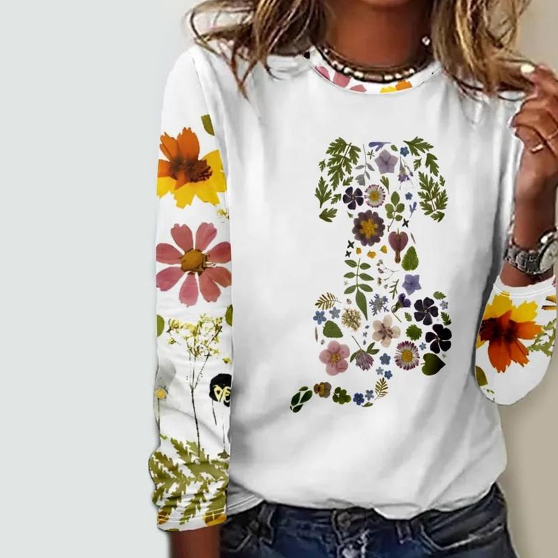 ARIANA | Artistic Floral Print Shirt