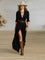 Olivia | Women's Boho Flowy Button-Down Summer Dress Jumpsuit Maxi 3