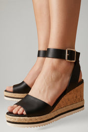 Orthopedic Wedge Heel Sandals for Women with Adjustable Strap and Arch Support 3