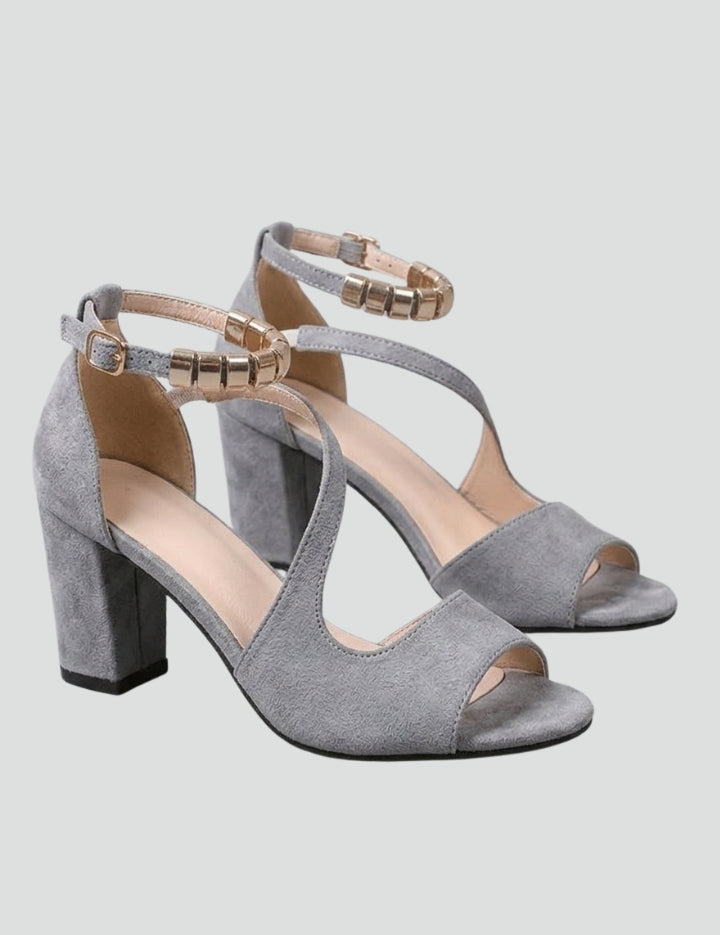 Orthopedic Women's Block Heel Sandals with Adjustable Strap and Arch Support 1