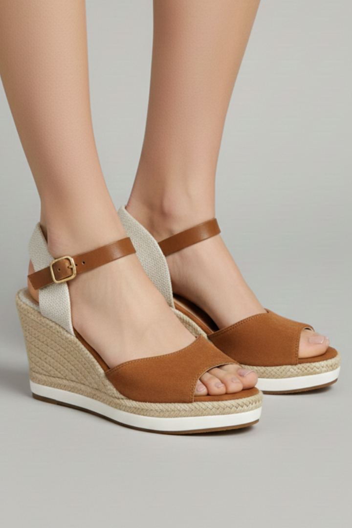 Orthopedic Women’s Closed-Toe Espadrille Sandals with Arch Support and Slingback Strap 2