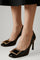 Orthopedic Women's Heeled Sandals with Arch Support and Square Toe Metallic Detail 0