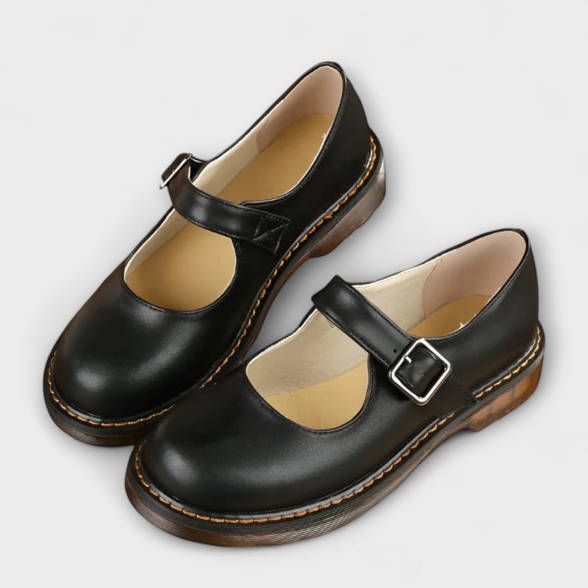 Orthopedic Women's Mary Jane Platform Shoes with Arch Support for Comfort 1