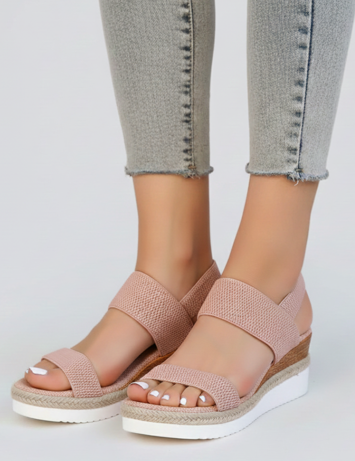Orthopedic Women's Platform Sandals with Arch Support - Stylish Comfort for Summer Wear 0
