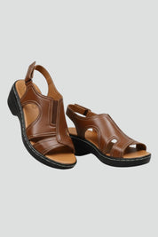 Orthopedic Women's Platform Sandals with Arch Support and Adjustable Ankle Strap for Summer Comfort 1