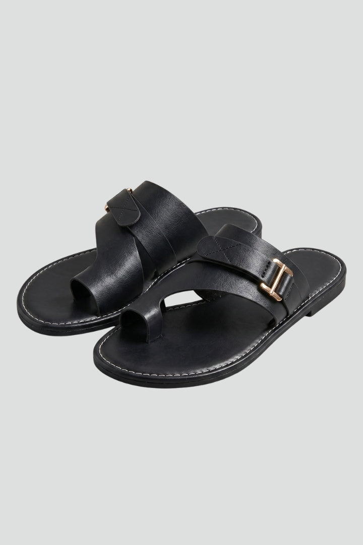 Orthopedic Women's Sandals with Arch Support, Adjustable Strap & Toe Loop Design for All-Day Comfort 1