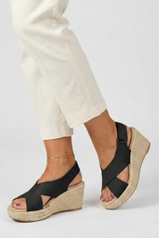 Orthopedic Women's Wedge Sandals with Arch Support and Adjustable Slingback for Summer Comfort 4