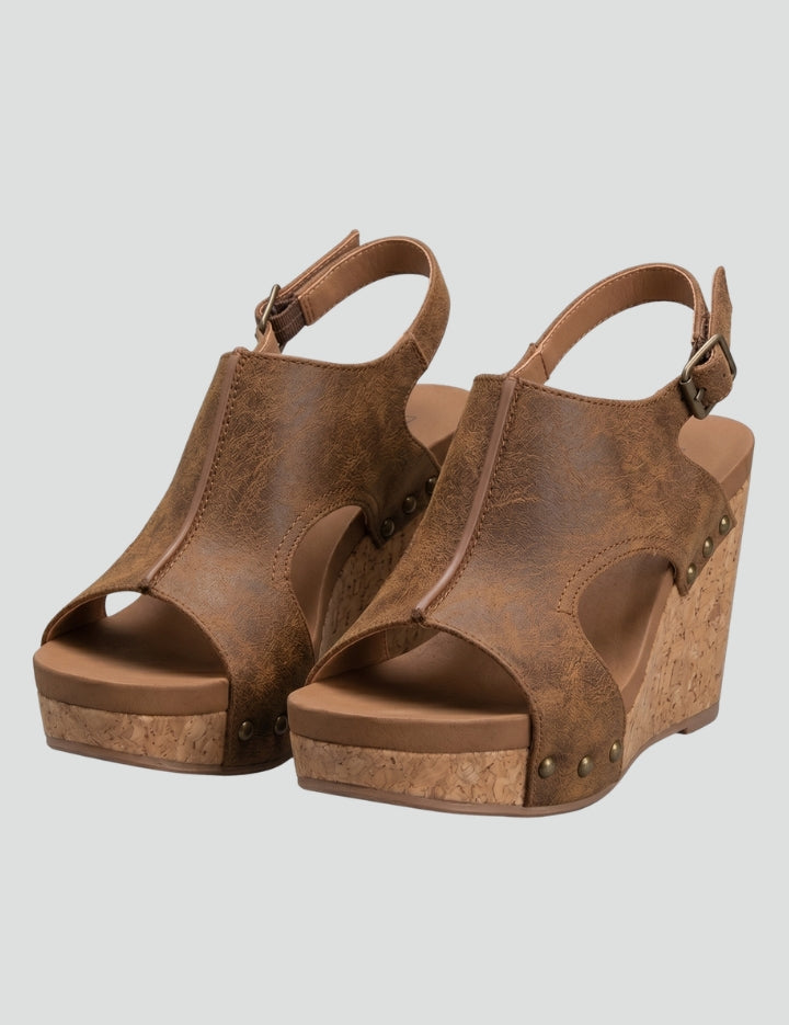Orthopedic Women's Wedge Sandals with Arch Support and Elastic Strap for Comfortable Summer Wear 1