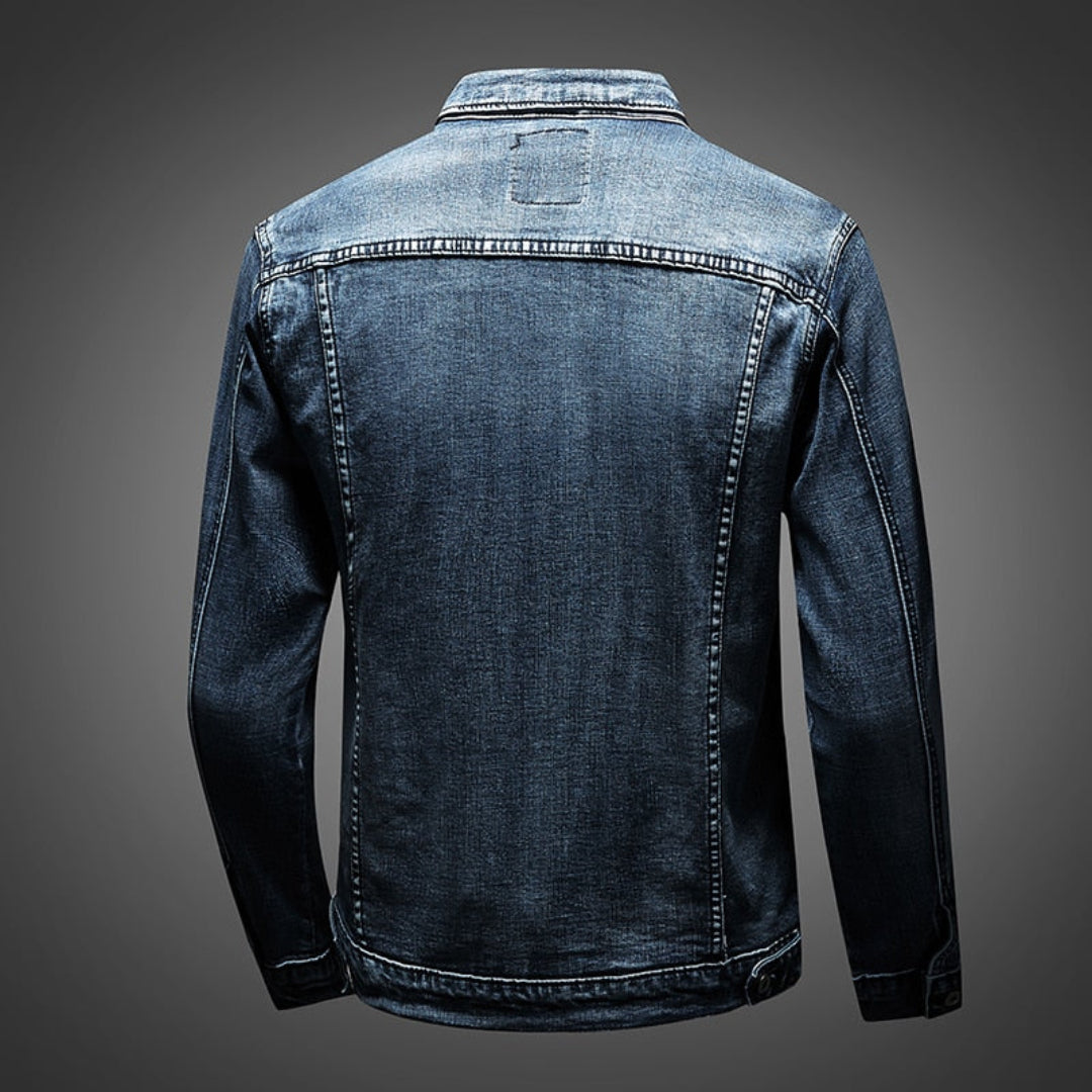 Men's button down the long -sleeved jacket | Convenient-2
