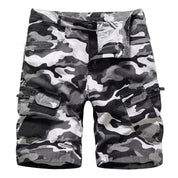 Samuel | Men's Camouflage Multi-Pocket Belted Cargo Shorts 0