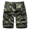 Samuel | Men's Camouflage Multi-Pocket Belted Cargo Shorts 1