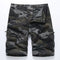 Samuel | Men's Camouflage Multi-Pocket Belted Cargo Shorts 2
