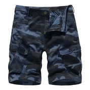 Samuel | Men's Camouflage Multi-Pocket Belted Cargo Shorts 3