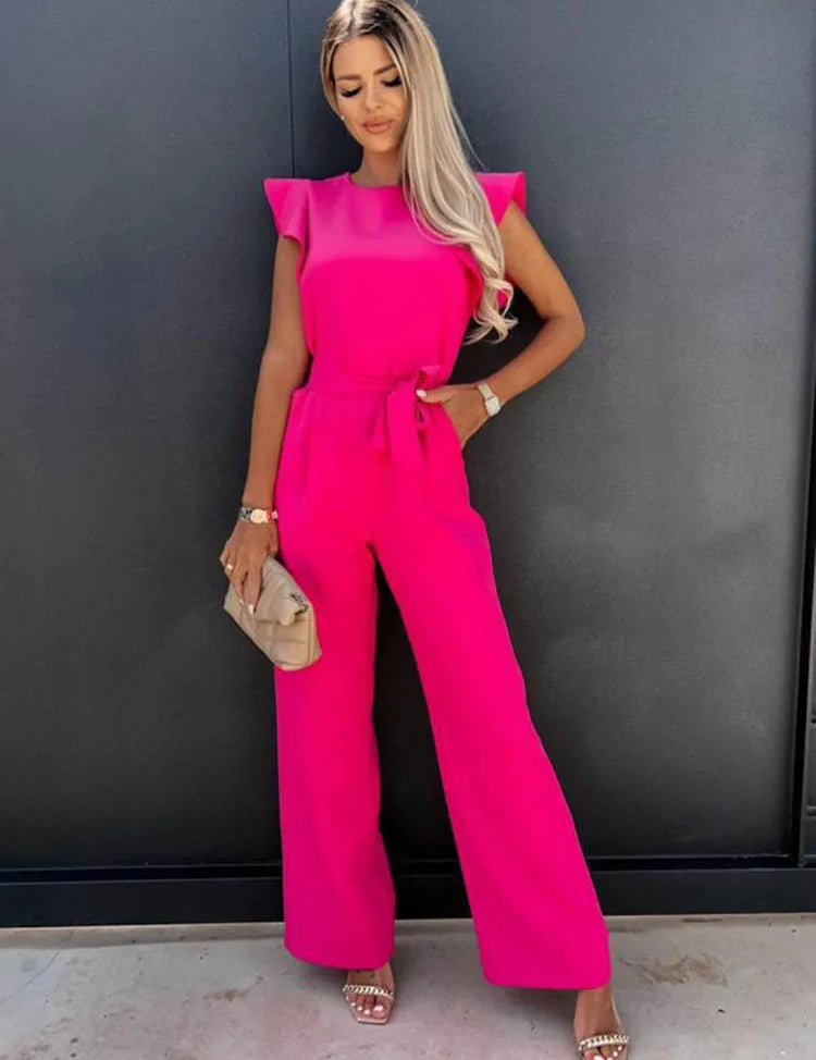 IVORY | Luxurious Jumpsuit with Bow