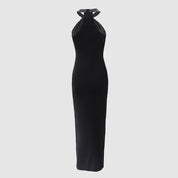 Sophia Wentworth | Rhinestone Halter Midi Dress For Women 2