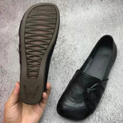 Sophia | Women's Comfort Leather Slip-On Arch Support Wedge Flats 2