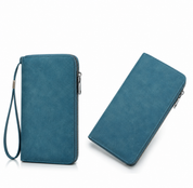 Mikaela | Leather Anti-Theft Passport Holder Travel Wallet