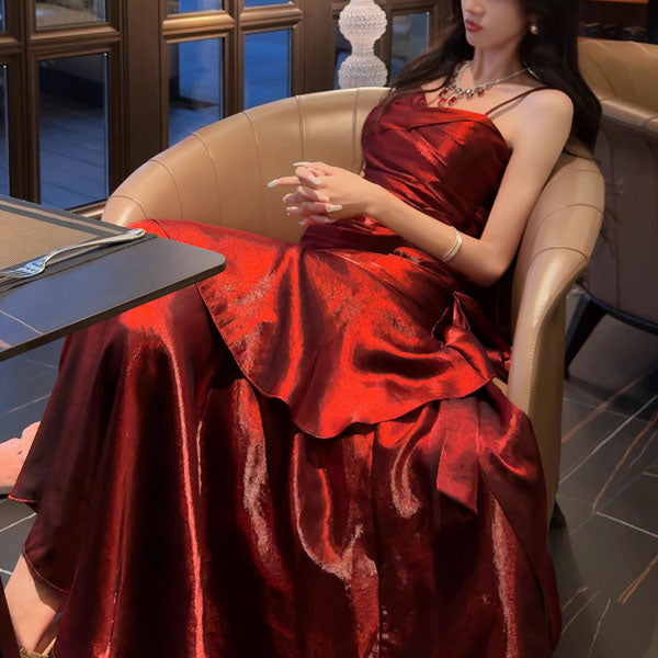 VIANNE™ - Glamorous Ruffled Maxi Dress 1