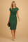 Wedding Guest Dresses - Elegant Black Midi Dress with Front Knot Detail for Women - Formal Dresses for Any Occasion 4