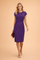 Wedding Guest Dresses - Elegant Black Midi Dress with Front Knot Detail for Women - Formal Dresses for Any Occasion 6