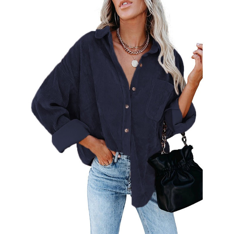 CASSIE | Corduroy Shirt Spring