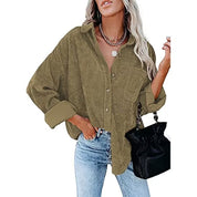 CASSIE | Corduroy Shirt Spring