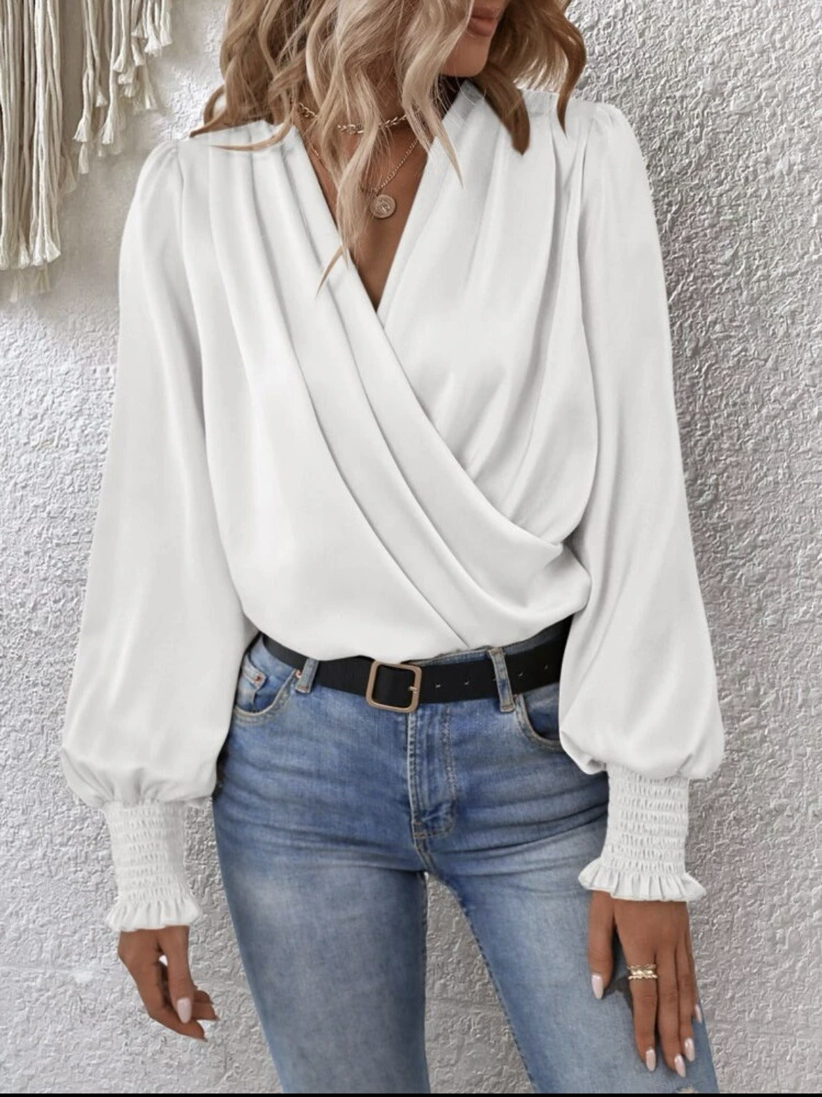 Adrianna | Sophisticated Long-Sleeve Blouse