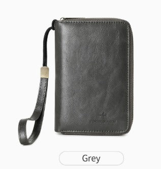 Samira | RFID-blocking Passport Holder Travel Wallet with Wrist Strap