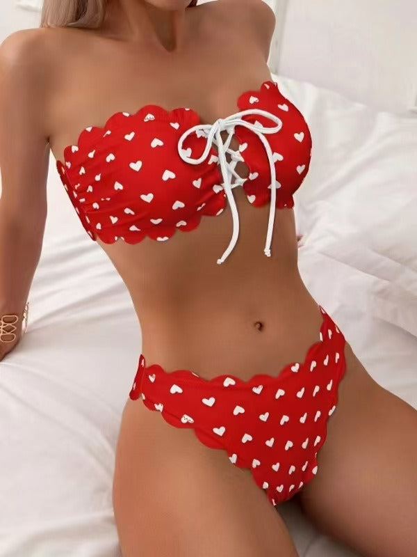 CATH | Strapless Polkadot Bikini