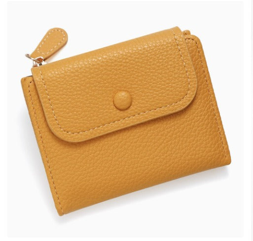 Araceli | Short Mini Travel Wallet with Snap Button Closure