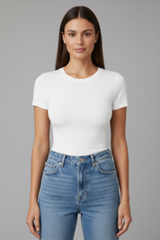 Women’s Casual Round Neck Short Sleeve T-Shirt for Everyday Wear 0