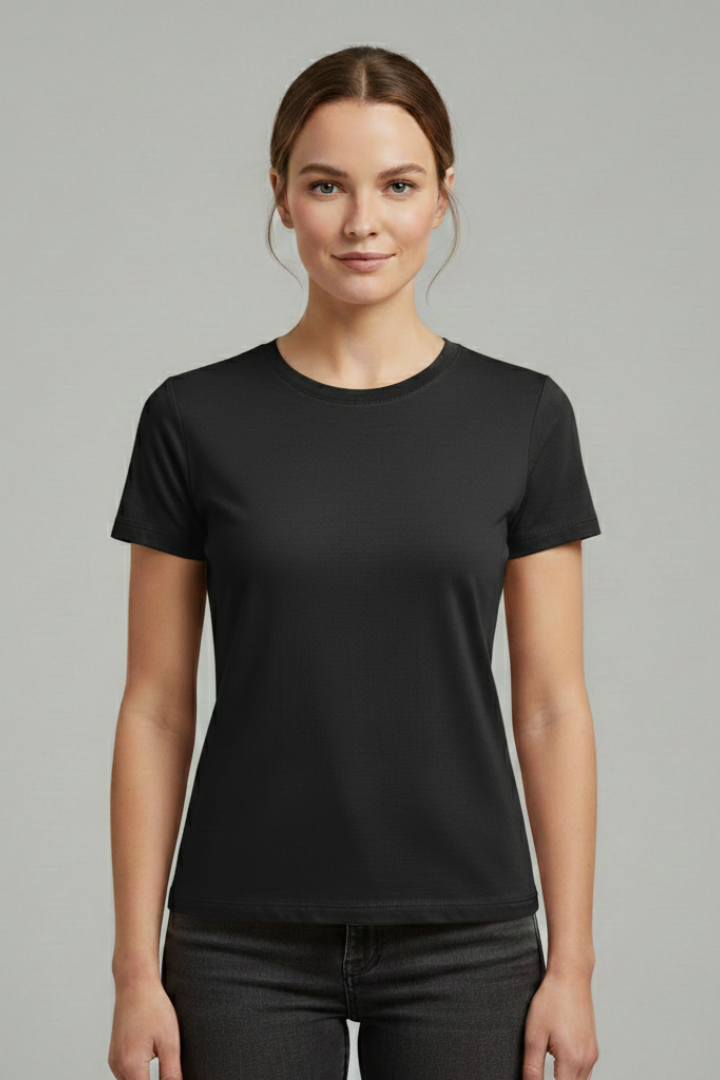 Women’s Casual Round Neck Short Sleeve T-Shirt for Everyday Wear 2