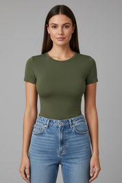Women’s Casual Round Neck Short Sleeve T-Shirt for Everyday Wear 3