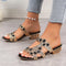 Women's Elegant Orthopedic Embellished Strap Sandals with Arch Support 4