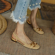 Women's Elegant Slingback Flat Shoes with Arch Support 6