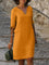 Women's Formal Dress - Elegant V-Neck Summer Dress for Special Events and Everyday Wear 4