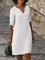 Women's Formal Dress - Elegant V-Neck Summer Dress for Special Events and Everyday Wear 6